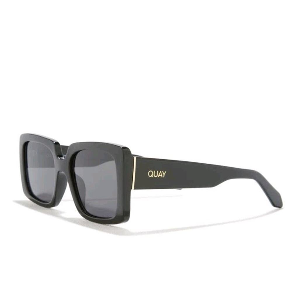 Quay Total Vibe 80648 Black Sunglasses New With Tags Case And Lens Cloth Branded
